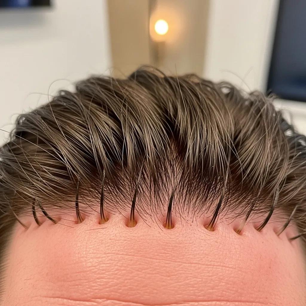 Close-up of healthy hair showcasing the benefits of PRP therapy for hair loss