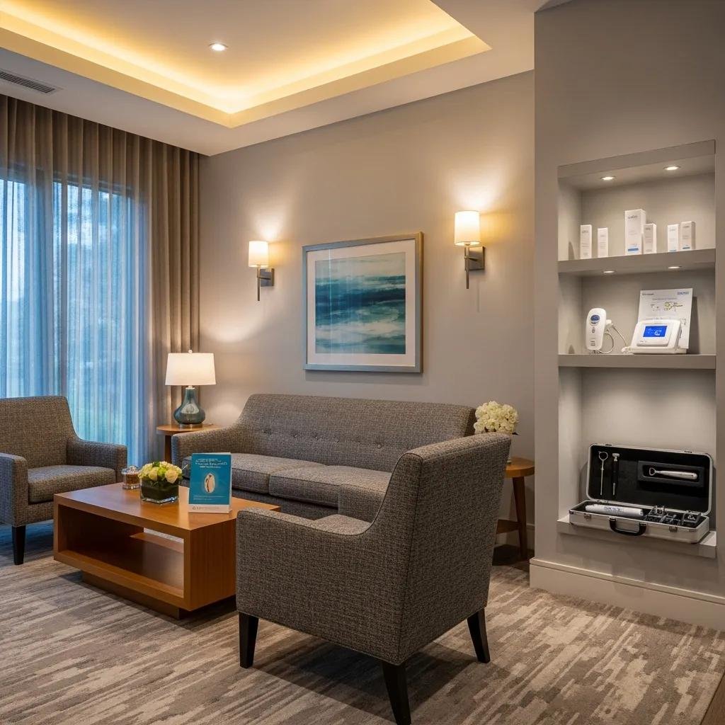 Welcoming medical spa environment for sexual wellness treatments